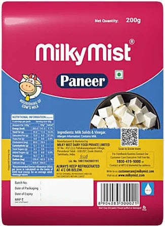 Milky Mist Paneer