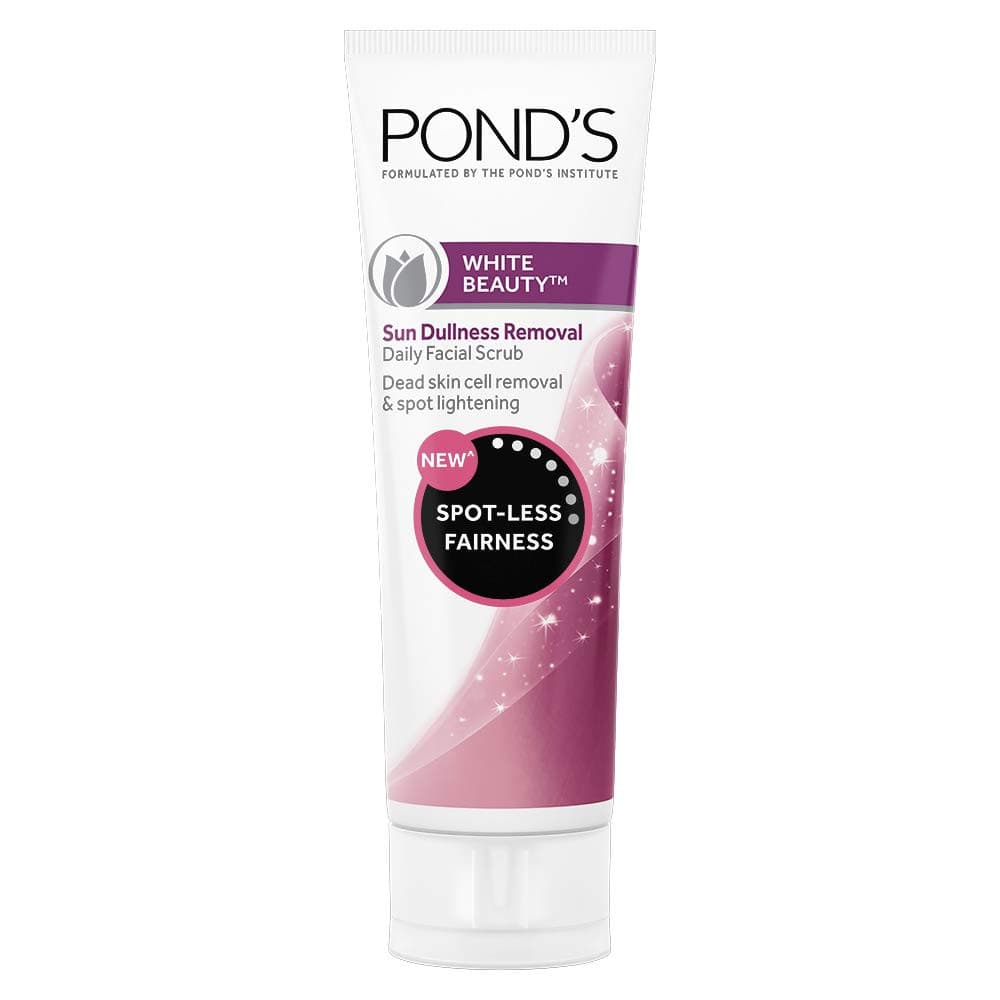 Ponds White Beauty Daily Facial Scrub, Sun Dullness Removal.