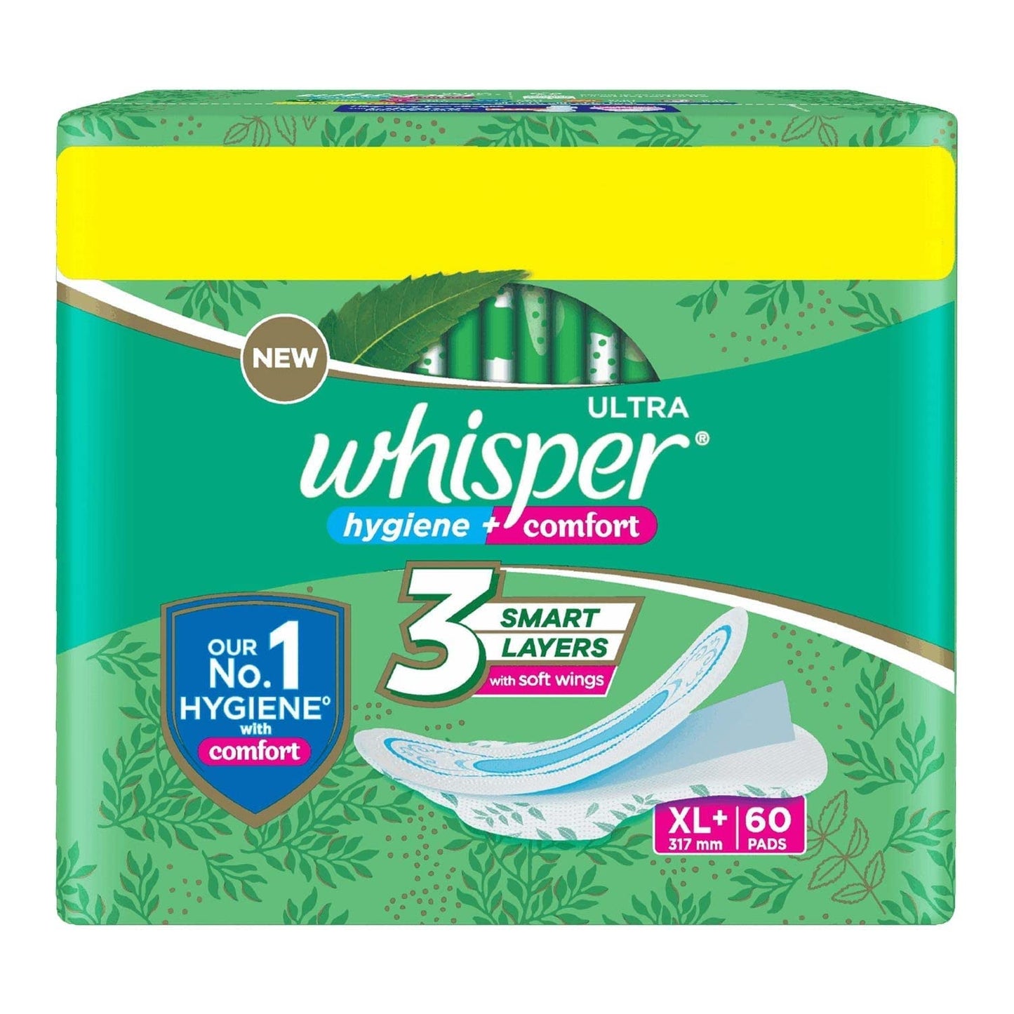 Whisper Ultra Clean Sanitary Pads - XL Plus