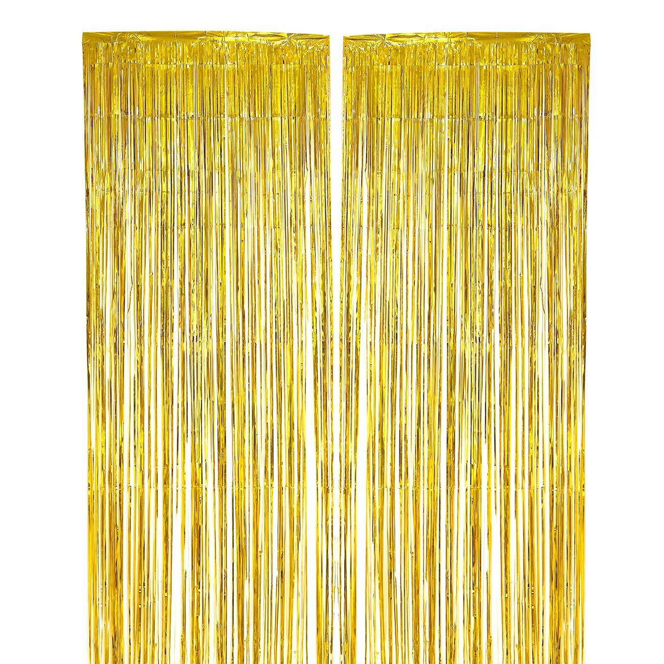 Party Decoration Foil Curtain - Gold colour