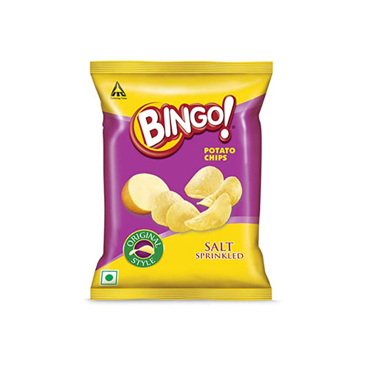 Bingo Original Style Potato Chips-Salt Sprinkled.