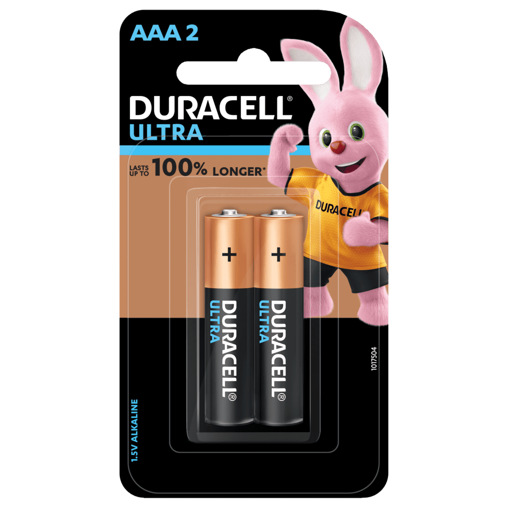 Ultra Alkaline AAA 2 Batteries