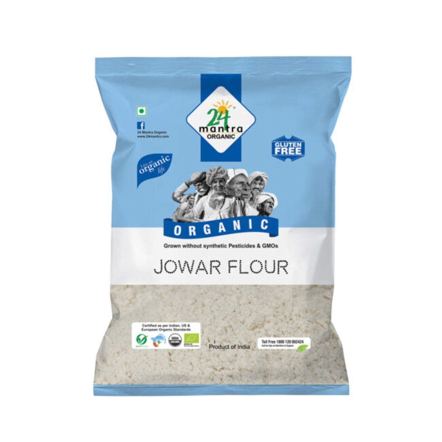 24 Mantra Organic Jowar Flour.