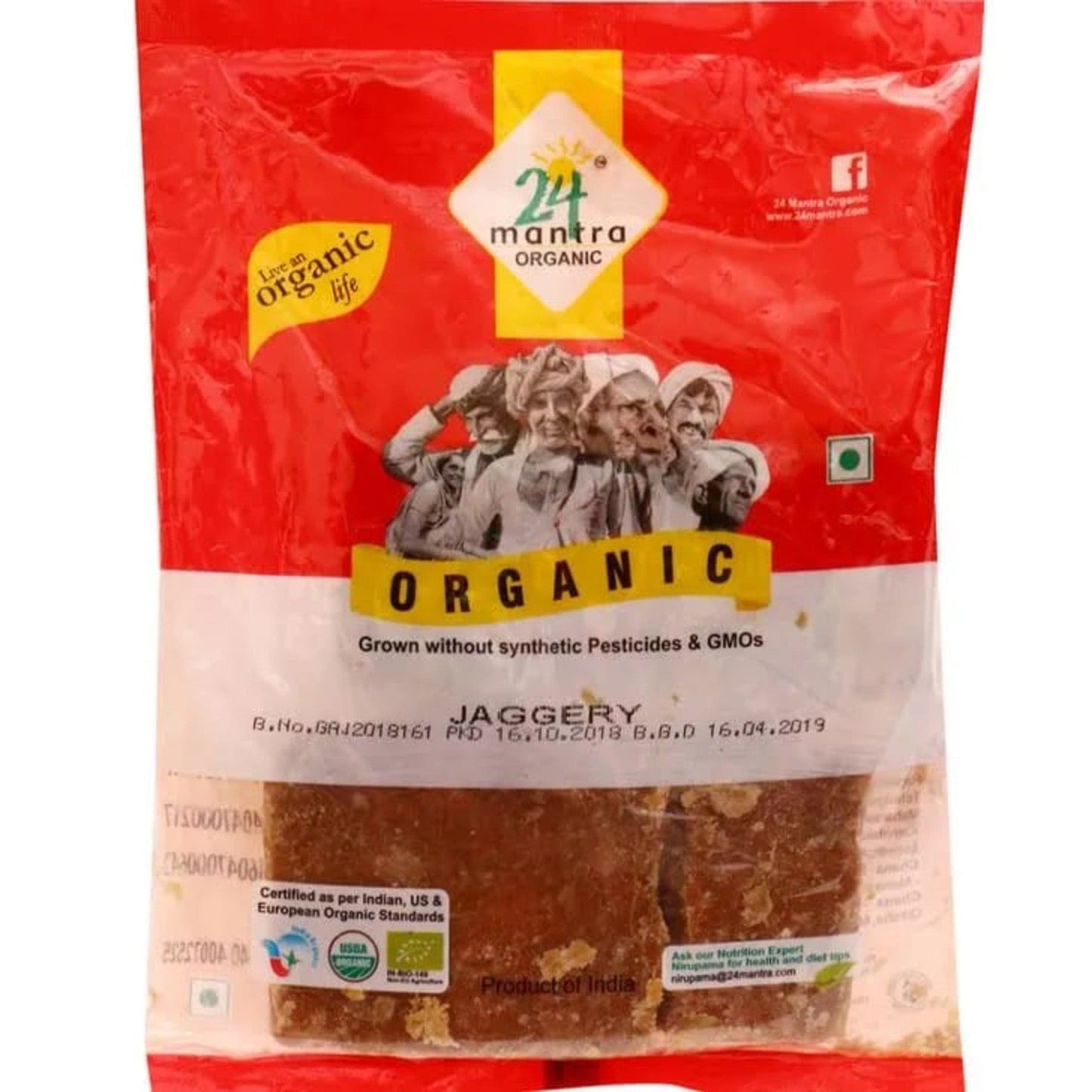 24 Mantra Organic Jaggery.