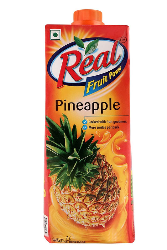Real Pineapple Fruit Juice.