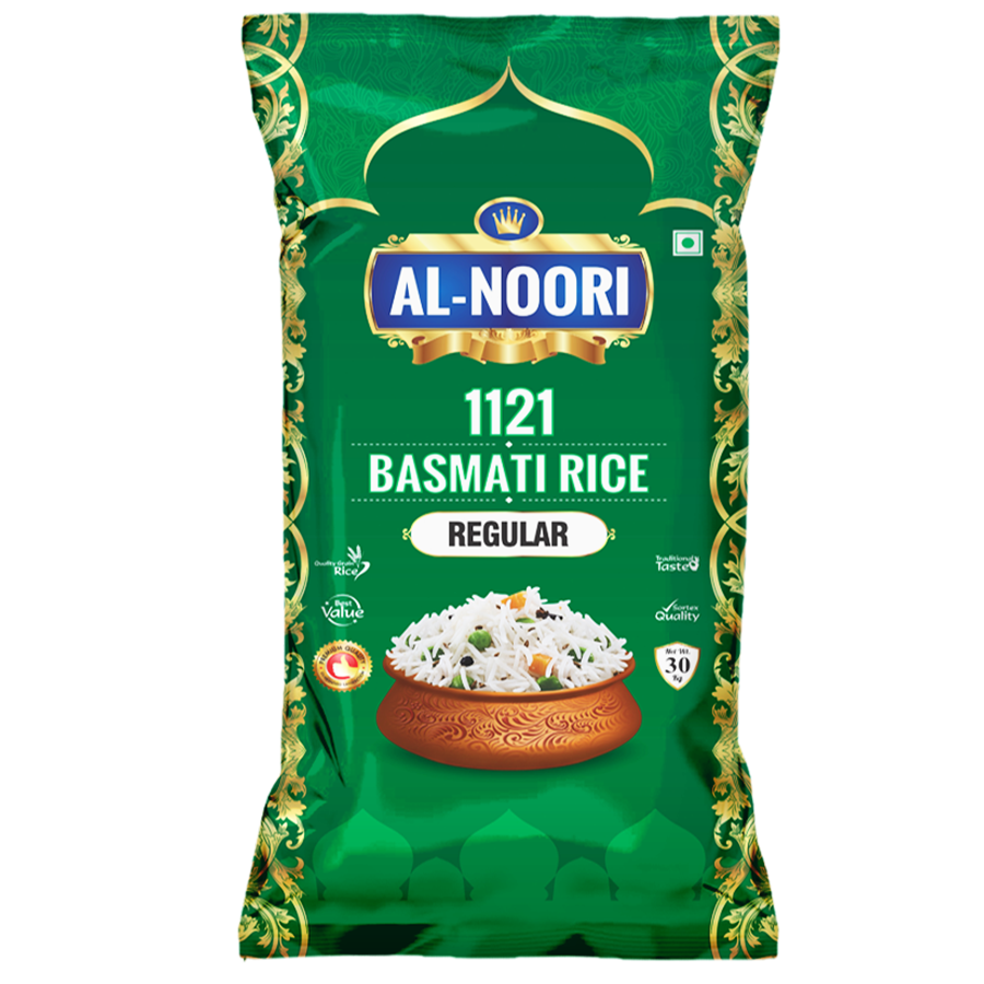 al noori - regular basmathi rice  30kg