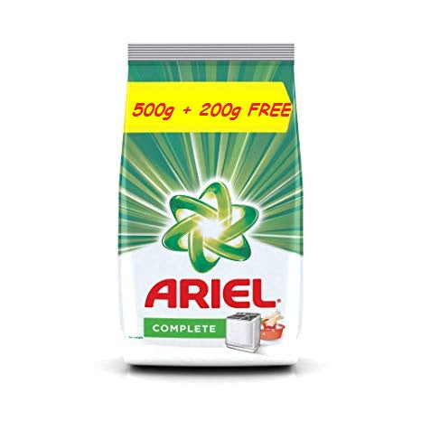 Ariel complete (500 gm + 200 gm) Detergent Powder 700 g