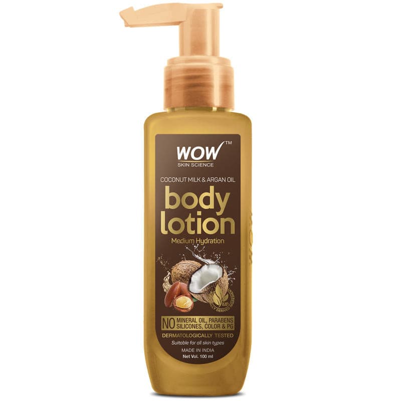 Wow Skin Science Coconut Milk & Argan Oil Body Lotion.