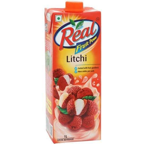 Real Litchi Fruit Drink.