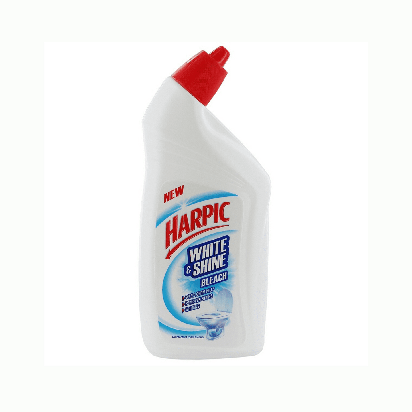 Harpic Disinfectant Toilet Cleaner - White & Shine Bleach.