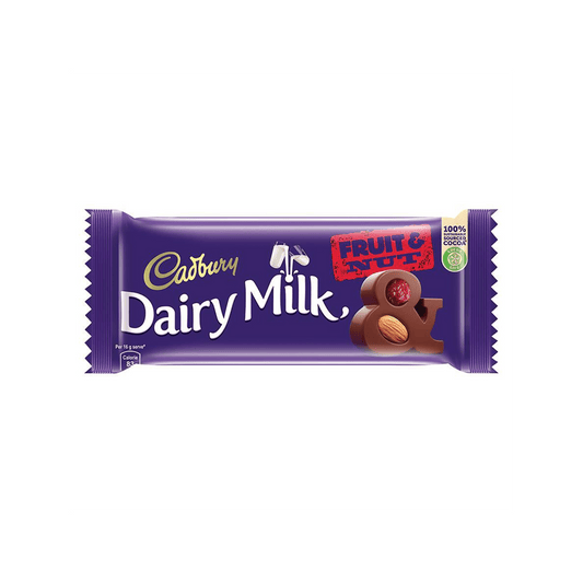 Cadbury Dairy Milk Fruit & Nut.