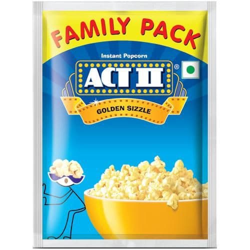Act II Instant Popcorn - Golden Sizzle (Family Pack).