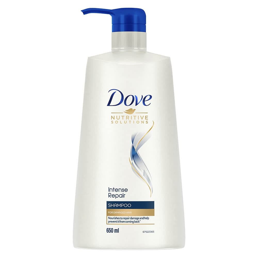 Dove Intense Repair Shampoo for Dry & Damaged Hair.