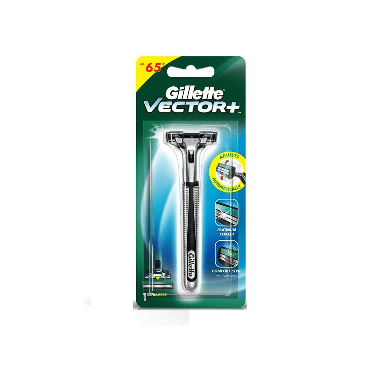 Gillete Vector Plus Manual Shaving Razor.