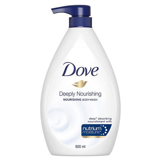 Dove Deeply Nourishing Body Wash.