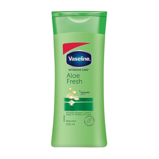 Vaseline Aloe Fresh Intensive Care Body lotion.