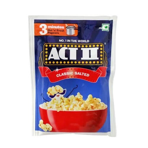 Act II Popcorn Classic Salted Flavour.