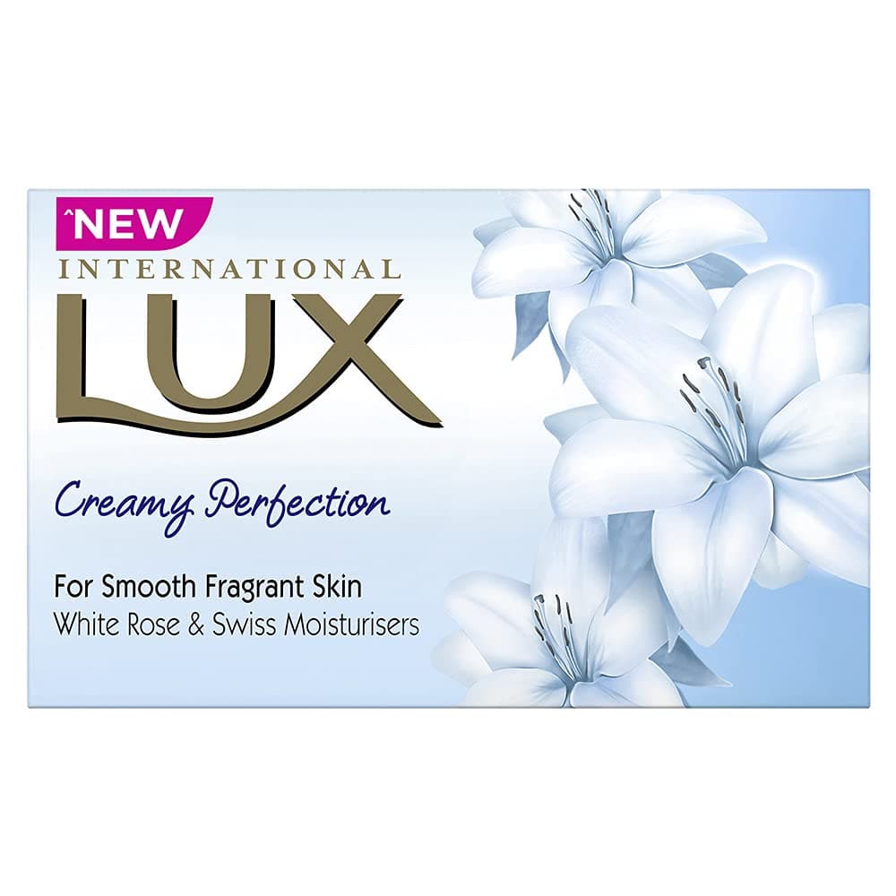 Lux International Creamy Perfection Bar Soap.