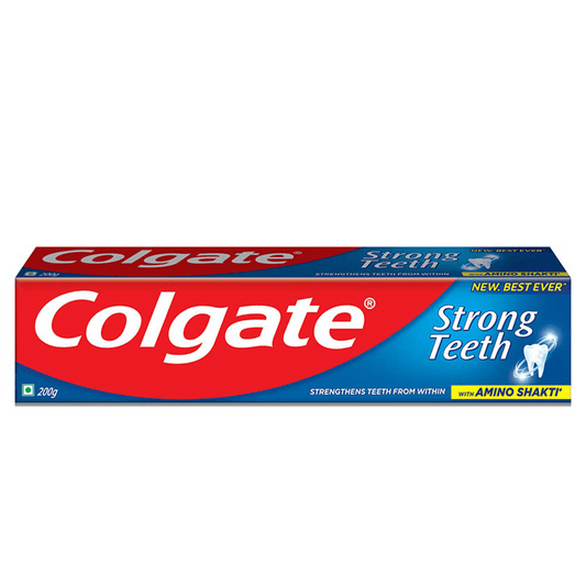 Colgate Strong Teeth Tooth Paste with Amino Acids.