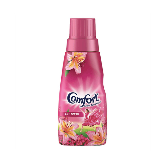 Comfort Afterwash Lily Fresh Fabric Conditioner.