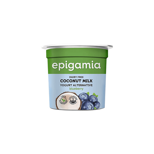 Epigamia Coconut Milk Yogurt Blueberry.