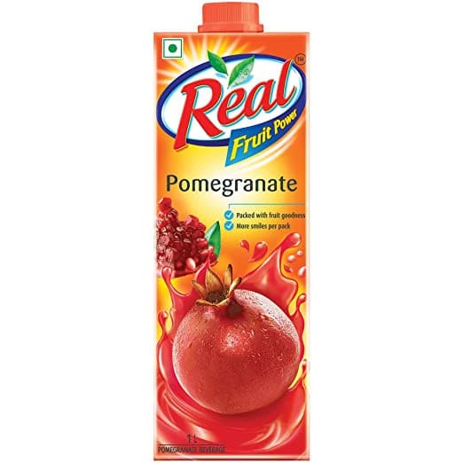Real Pomegranate Fruit Juice.