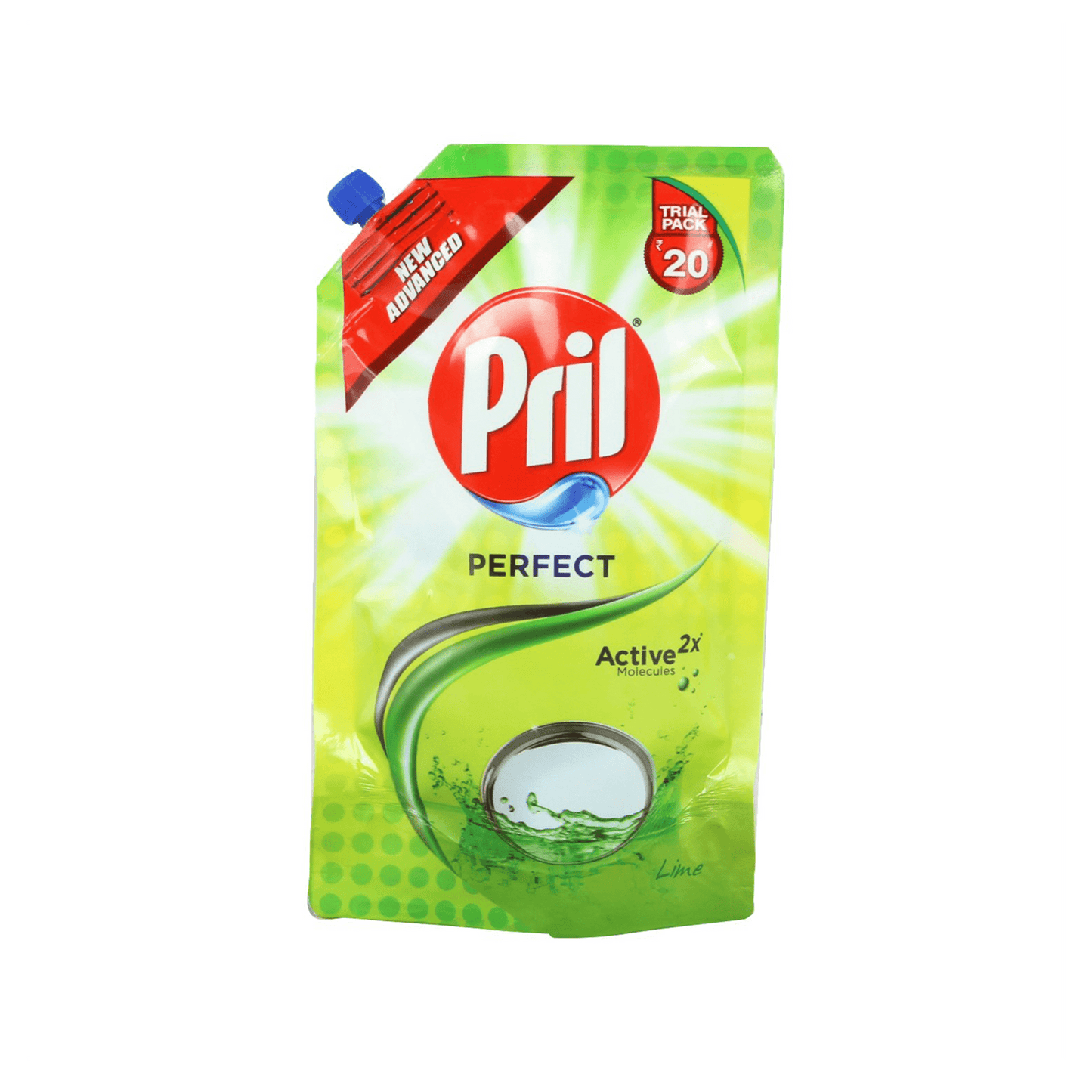 Pril Dishwash Liquid Lime - Refill Pouch.