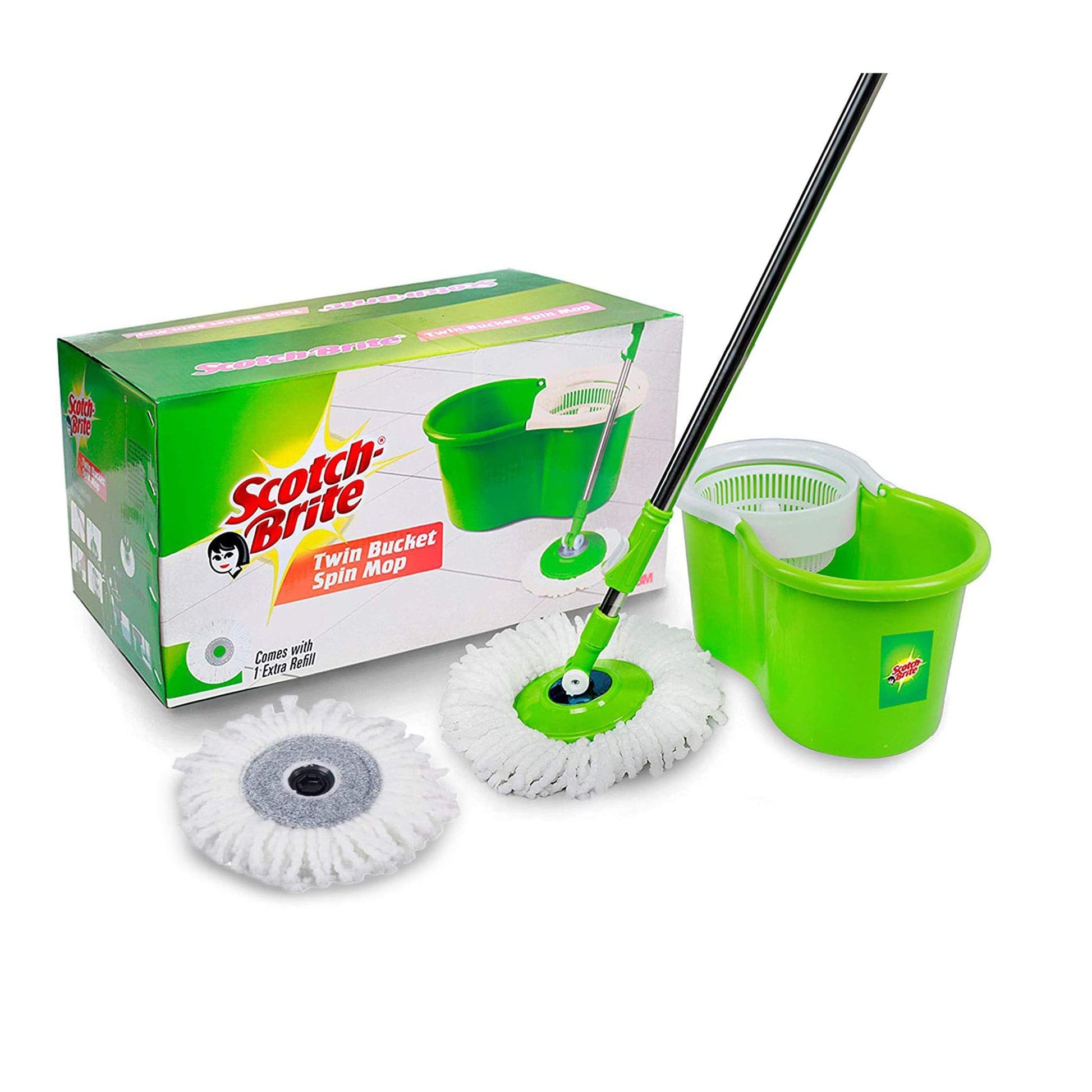 Scotch Brite 2 in 1 Spin Mop.