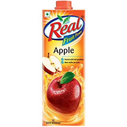 Real Apple Fruit Juice.