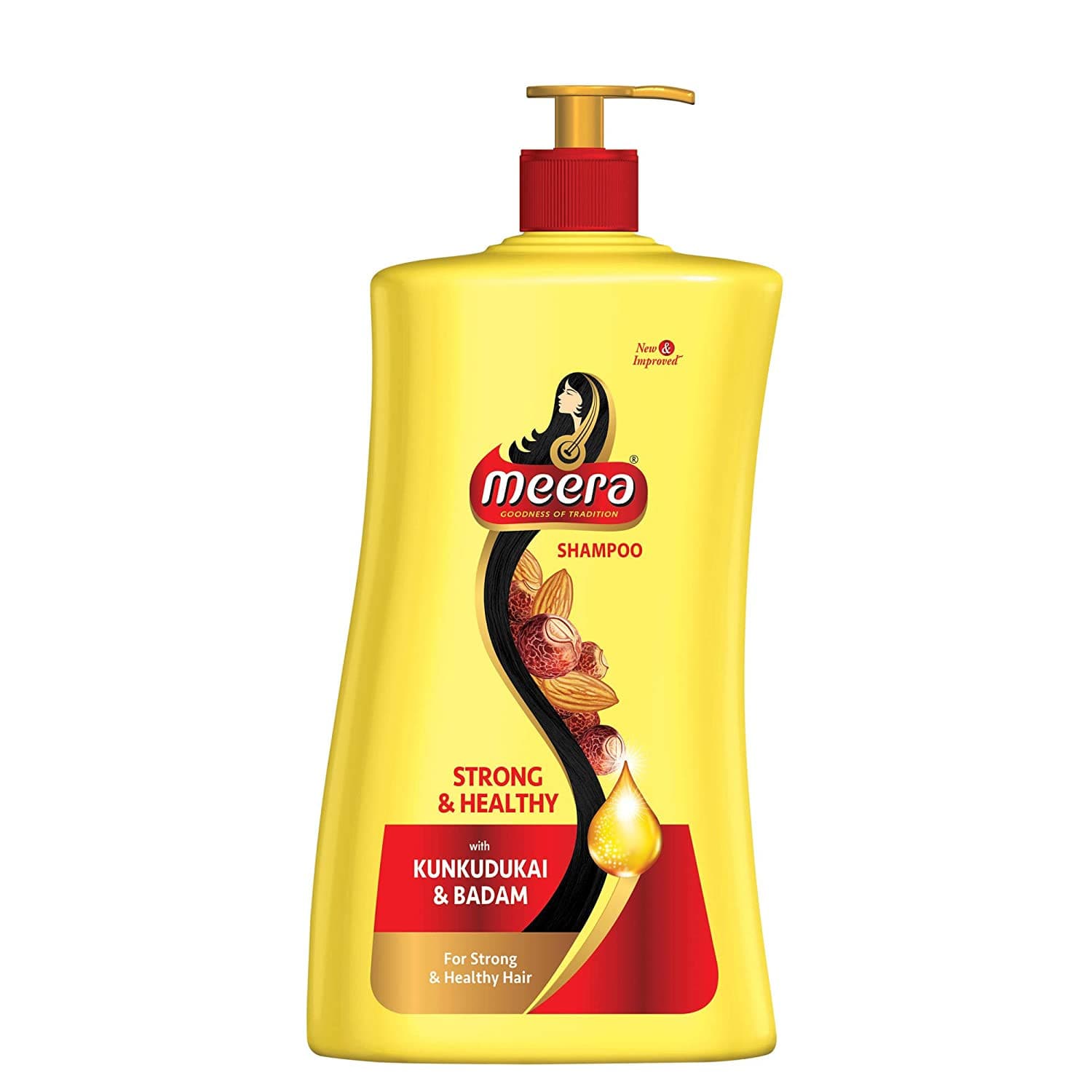 Meera Strong & Healthy Shampoo.
