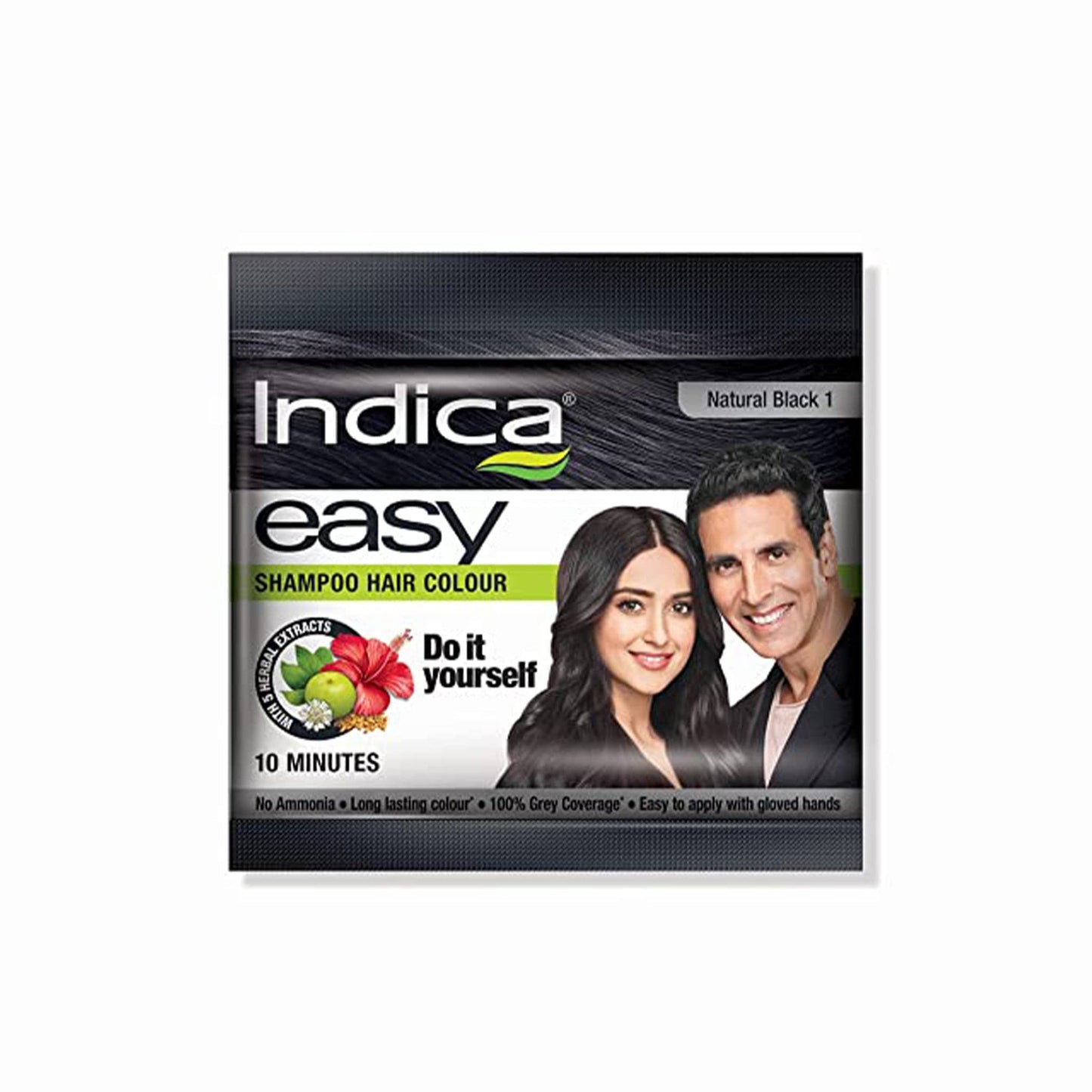 Indica Easy Hair Colour Shampoo.
