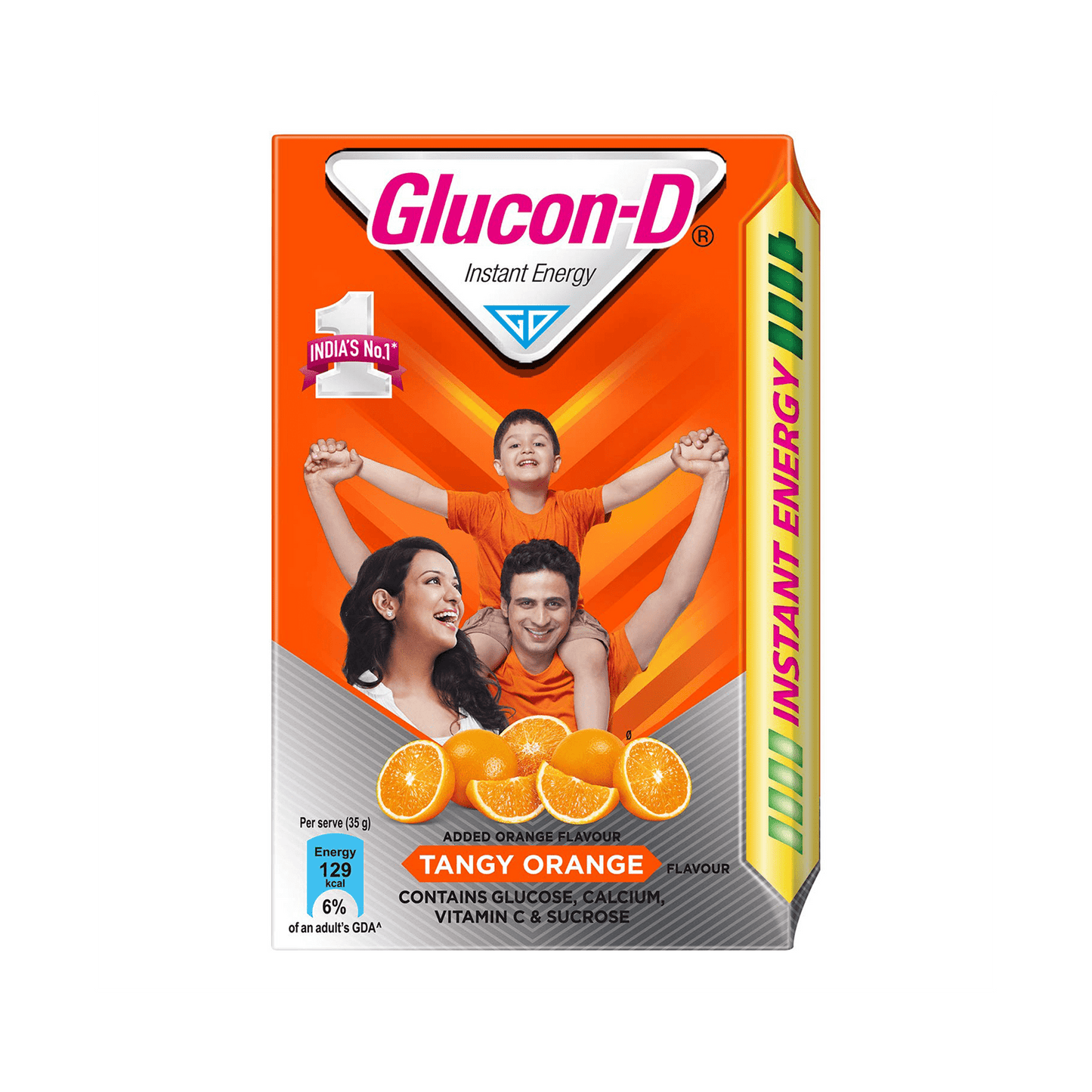Glucon D Instant Energy Health Drink - Tangy Orange.