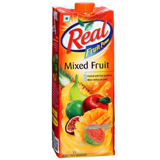 Real Mixed Fruit Juice.