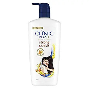 Clinic Plus strong & thick shampoo.