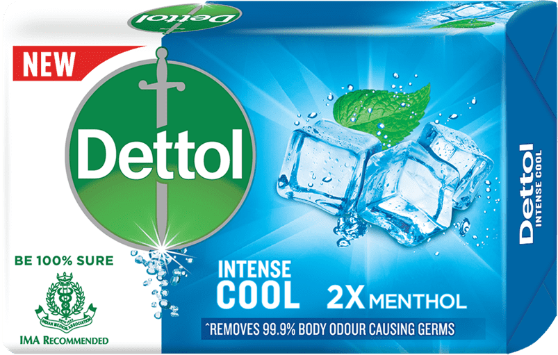 Dettol cool germ protection bathing bar.