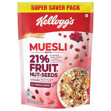 Kellogg's Muesli with 21% Fruit, Nut & Seeds