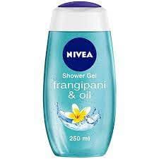 Nivea Frangipani & Oil Shower gel.