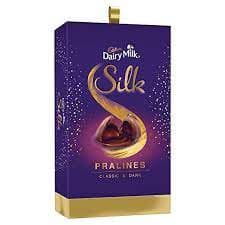 Cadbury Dairymilk Silk Pralines.
