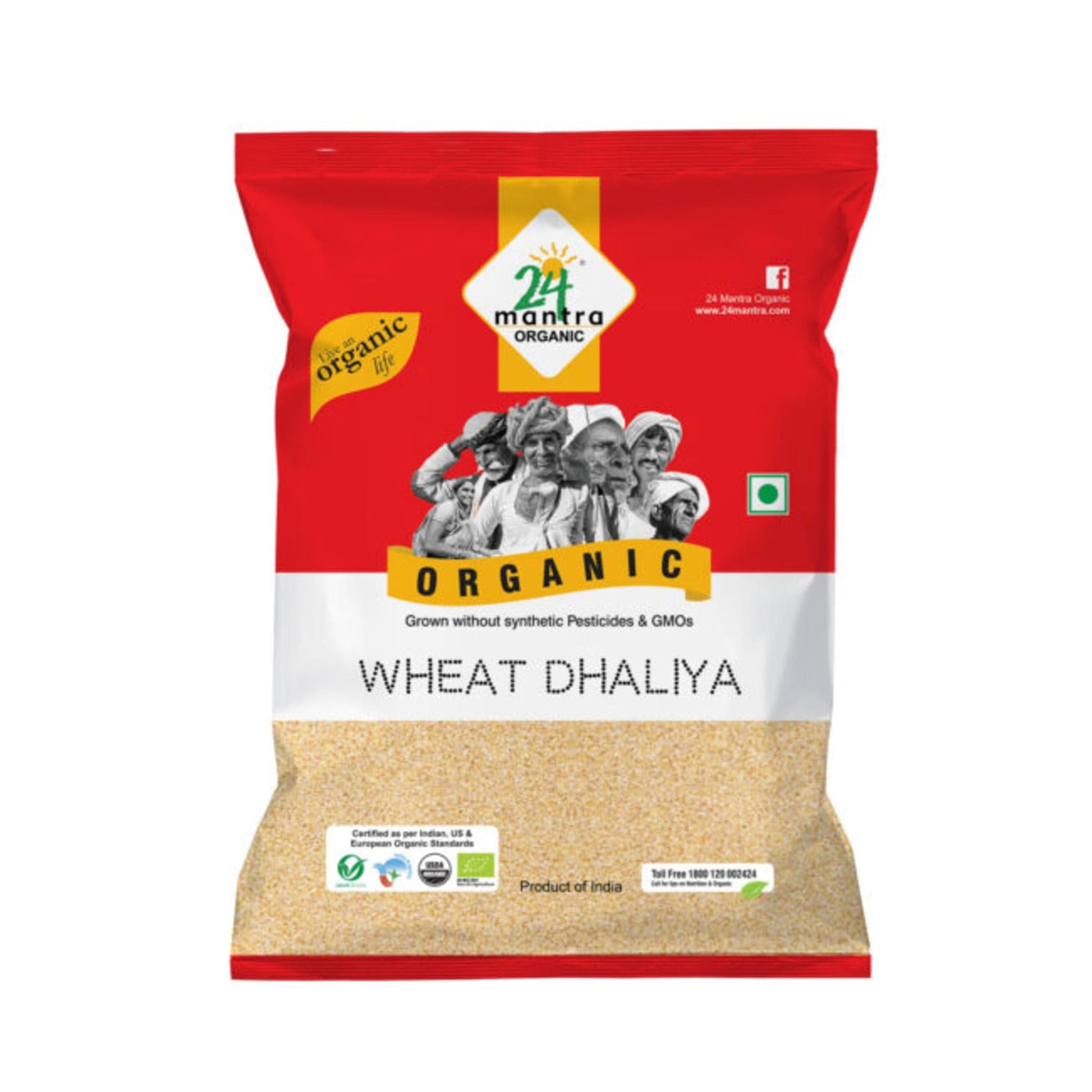 24 Mantra Organic Wheat Dhaliya.
