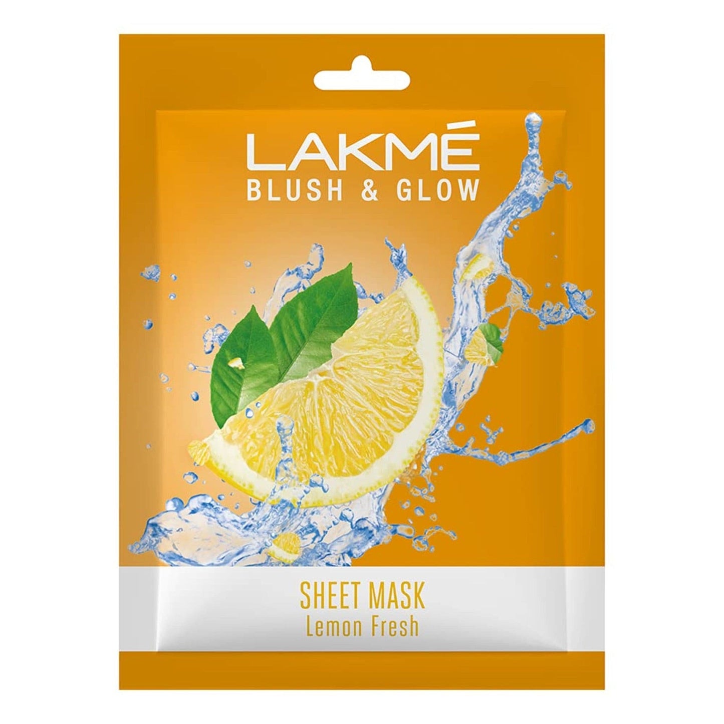 Lakme Blush & Glow Lemon Sheet Mask.