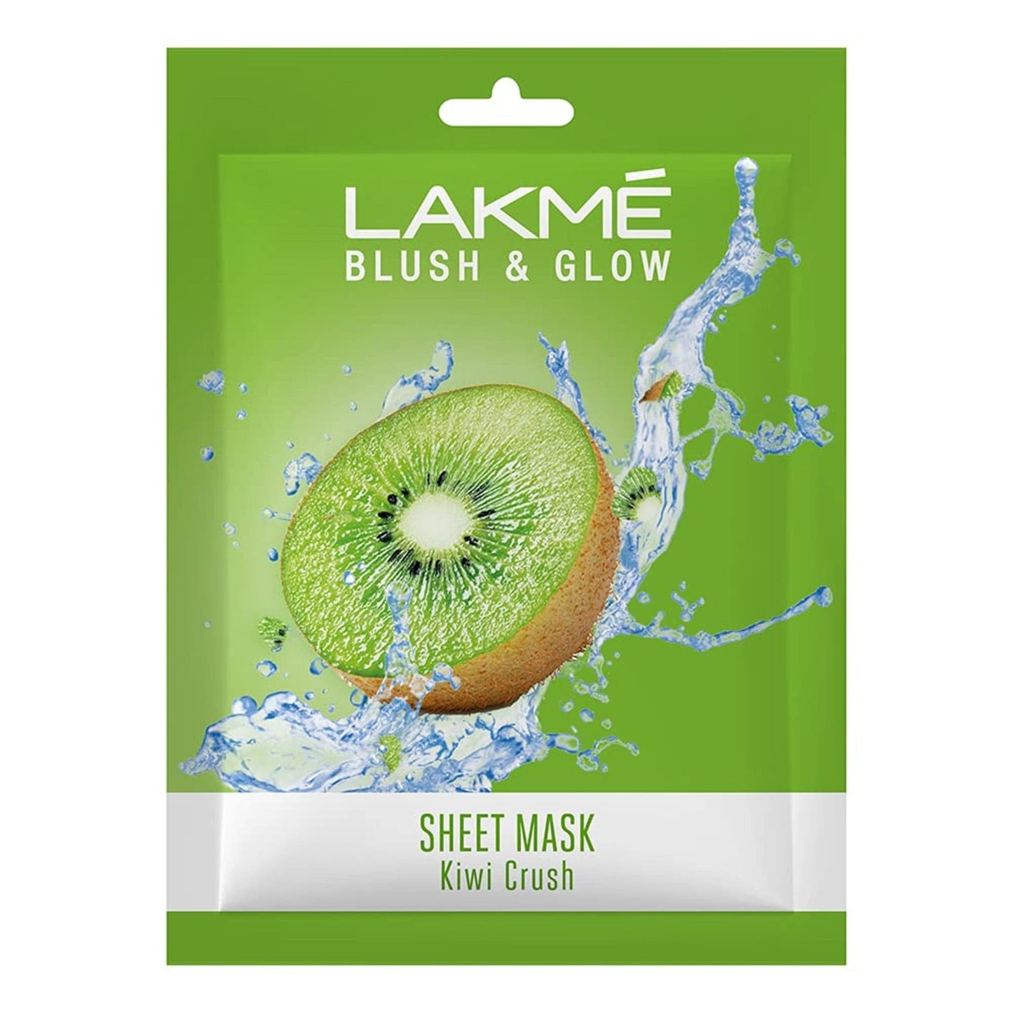 Lakme Blush & Glow Kiwi Sheet Mask.