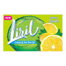 Liril Lemon & Tea Tree Oil Soap.