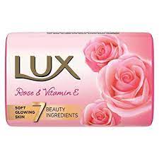 Lux soft glowing skin rose & vitamin E soap.