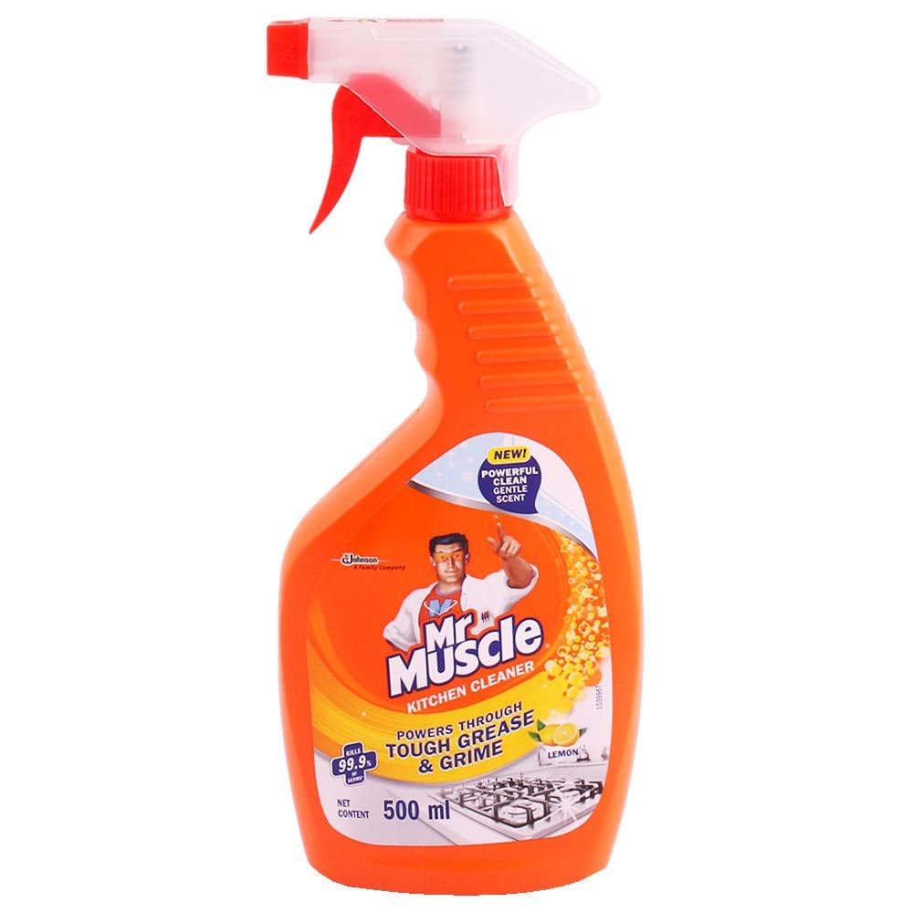 Mr Muscle Kitchen Cleaner.