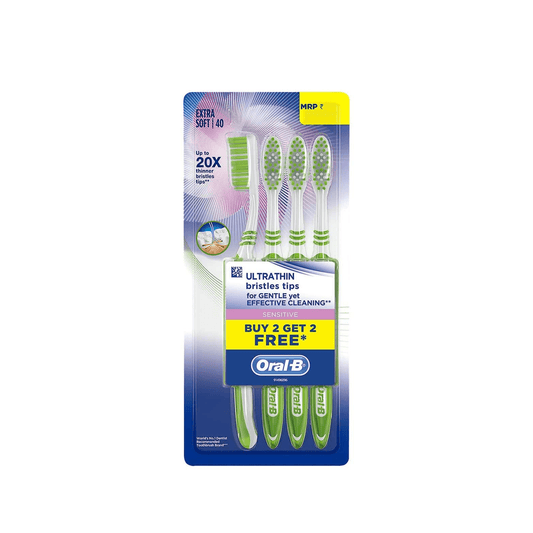 Oral-B Ultra Sensitive Green Tooth Brush.