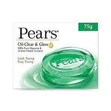 Pears oil clear & glow soap.