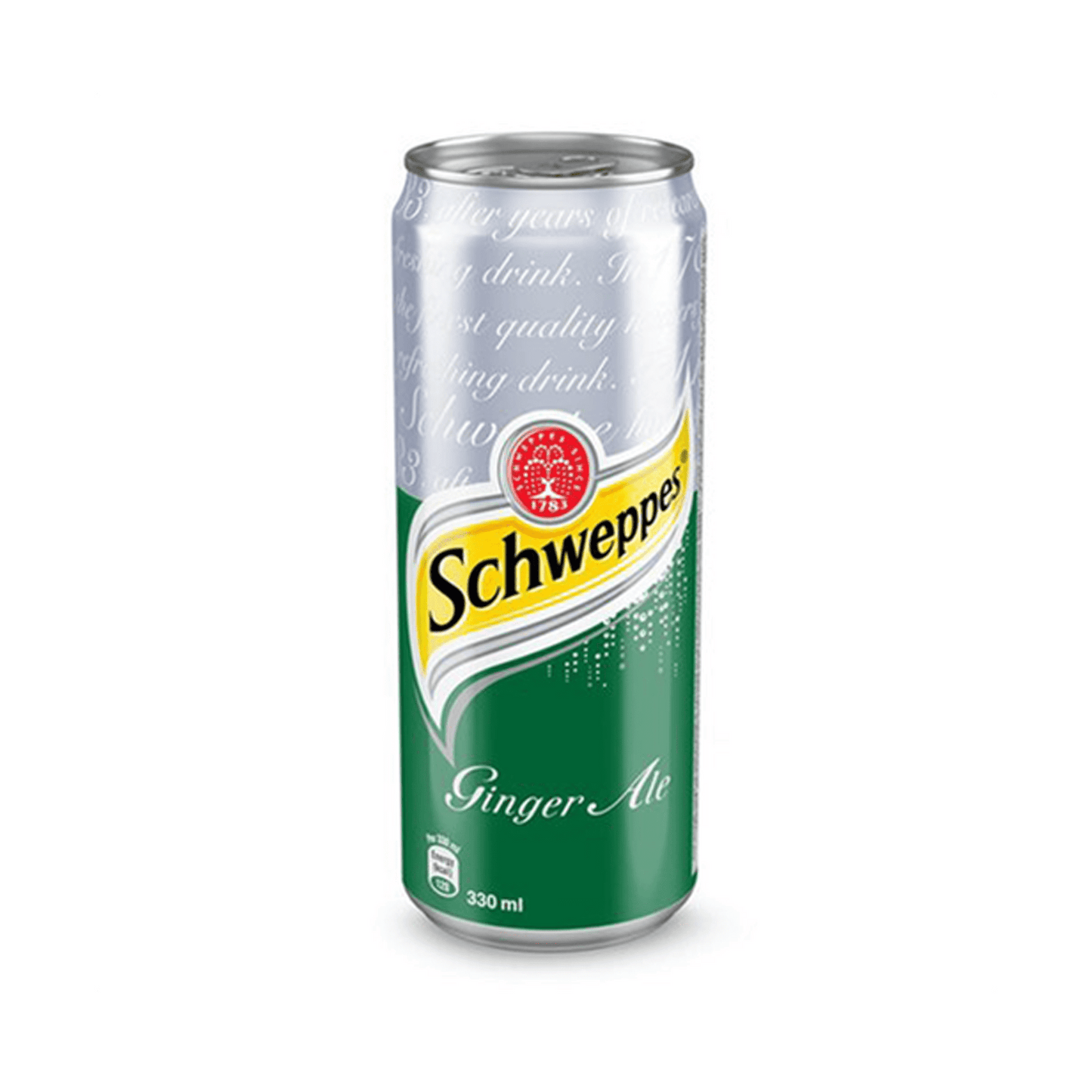 Schweppes Ginger Ale.