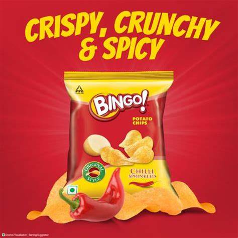 Bingo Original Style Potato Chips-Chilli Sprinkled