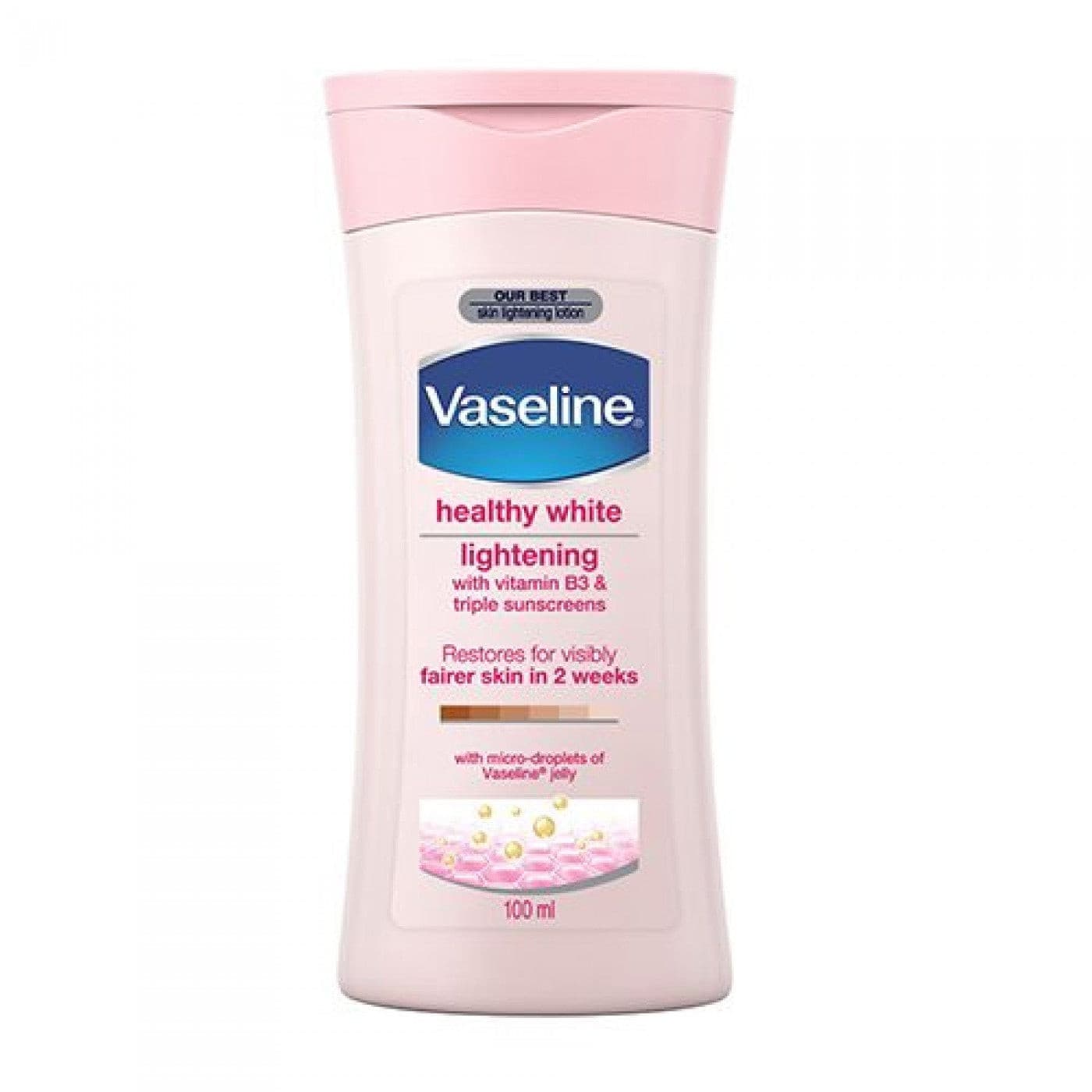 Vaseline Daily Brightening Even Tone Lotion.